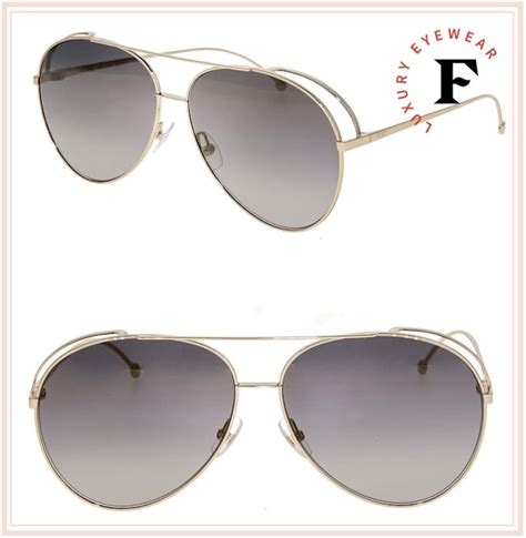 fendi 0286 aviator sunglasses|fendi oversized 56mm sunglasses.